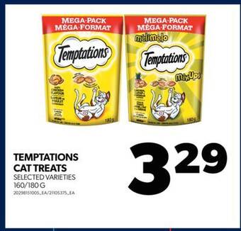 Real Canadian Superstore Temptations cat treats, 160/180 g offer