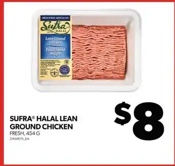 Real Canadian Superstore Sufra halal lean ground chicken, 454 g offer
