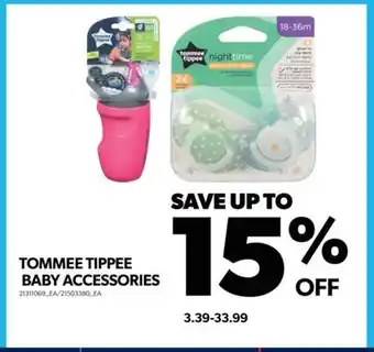 Real Canadian Superstore Tommee tippee baby accessories offer