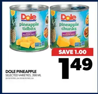 Real Canadian Superstore Dole pineapple, 398 ml offer