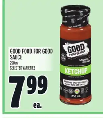 Metro Good food for good sauce offer