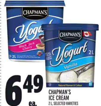 Metro Chapman's ice cream offer