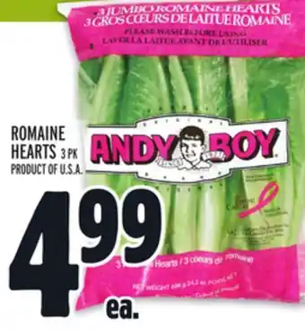 Metro Romaine hearts offer
