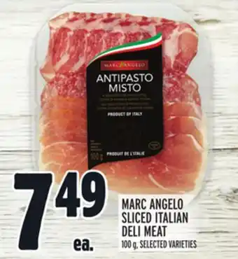 Metro Marc angelo sliced italian deli meat offer