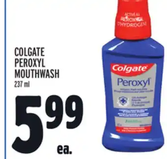 Metro Colgate peroxyl mouthwash offer