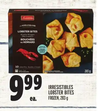 Metro Irresistibles lobster bites offer