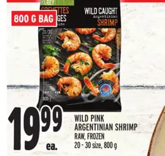 Metro Wild pink argentinian shrimp offer