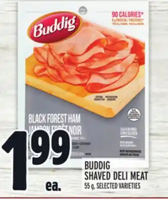 Metro Buddig shaved deli meat offer