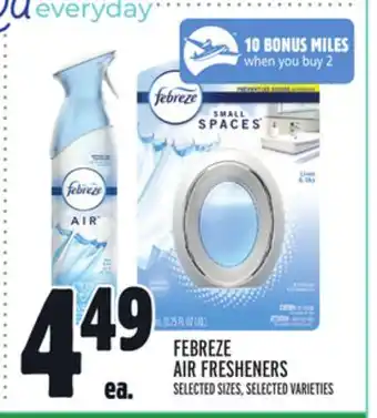 Metro Febreze air fresheners offer