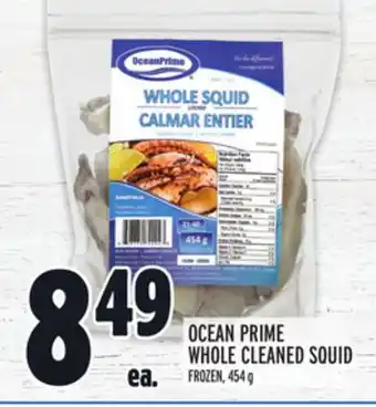 Metro Ocean prime whole cleaned squid offer