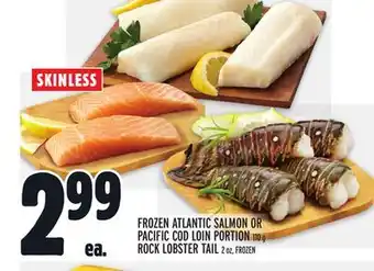 Metro Frozen atlantic salmon or pacific cod loin portion offer