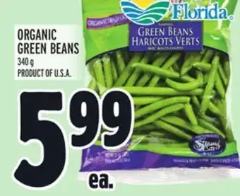 Metro Organic green beans offer