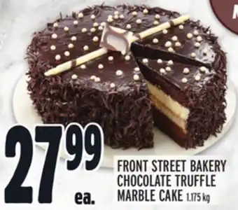 Metro Front street bakery chocolate truffle marble cake offer
