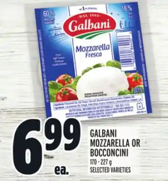 Metro Galbani mozzarella or bocconcini offer