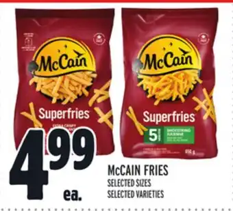 Metro Mccain fries offer