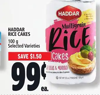 Metro Haddar rice cakes offer