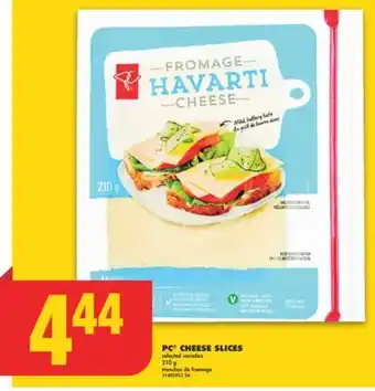 No Frills Pc cheese slices, 210 g offer
