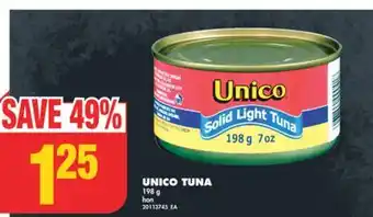 No Frills Unico tuna, 198 g offer