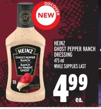 Metro Heinz ghost pepper ranch dressing offer