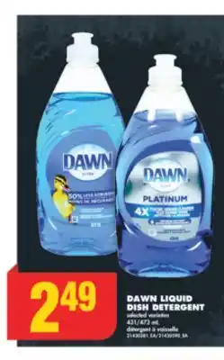 No Frills Dawn liquid dish detergent, 431/473 ml offer