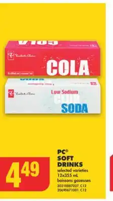 No Frills Pc soft drinks, 12x355 ml offer