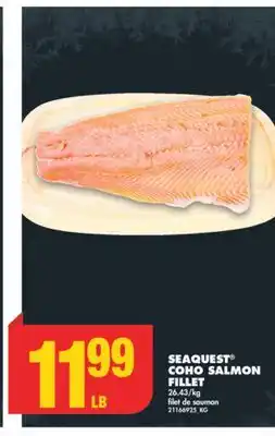 No Frills Seaquest coho salmon fillet offer