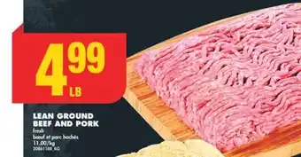 No Frills Lean ground beef and pork offer