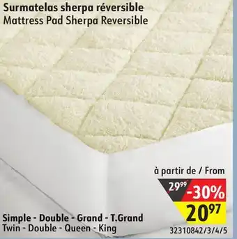 Sushi Shop Mattress pad sherpa reversible offer