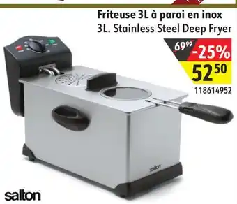 Sushi Shop Salton 3l. stainless steel deep fryer offer
