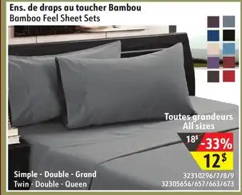 Sushi Shop Bamboo feel sheet sets offer