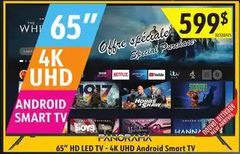 Sushi Shop Panorama 65 hd led tv - 4k uhd android smart tv offer