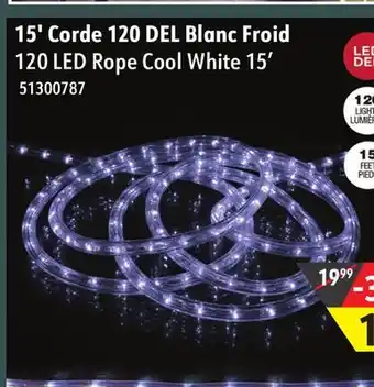 Sushi Shop 120 led rope cool white 15' offer