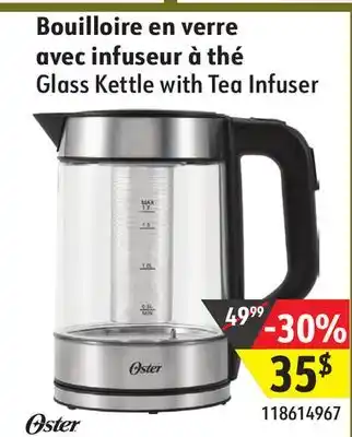 Sushi Shop Oster glass kettle with tea infuser offer
