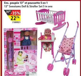 Sushi Shop 13 sweetums doll & stroller set 5 in one offer