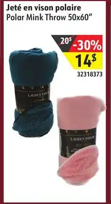 Sushi Shop Polar mink throw offer