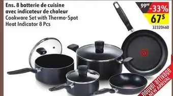 Sushi Shop Cookware set with thermo-spot heat indicator 8 pcs offer