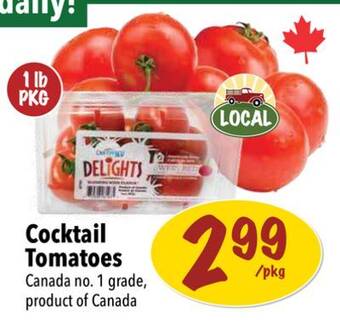 Farm Boy Cocktail tomatoes offer