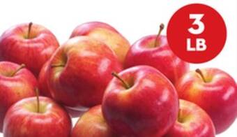 Giant Tiger 3 lb royal gala apples offer