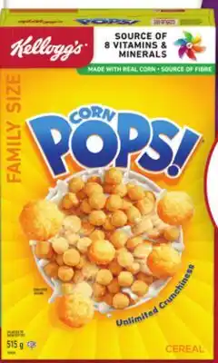 Giant Tiger Kellogg's cereal offer