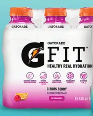 Giant Tiger Gatorade fit electrolyte beverage offer