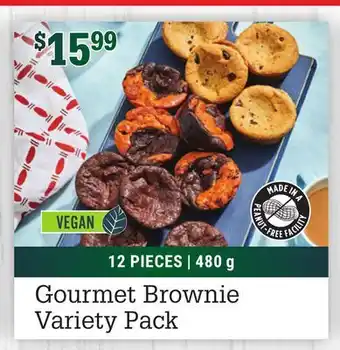 M & M Food Market Gourmet brownie variety pack offer