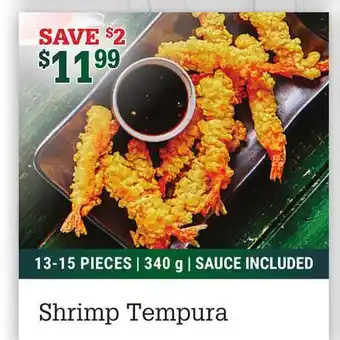 M & M Food Market Shrimp tempura offer