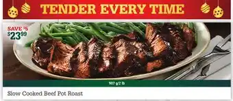 M & M Food Market Slow cooked beef pot roast offer