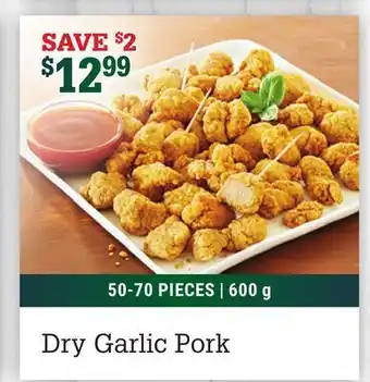 M & M Food Market Dry garlic pork offer