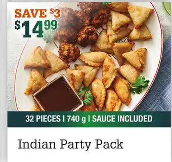 M & M Food Market Indian party pack offer