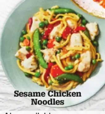 M & M Food Market Sesame chicken noodles offer