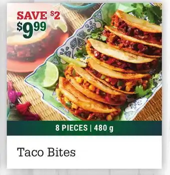 M & M Food Market Taco bites offer