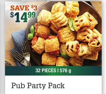 M & M Food Market Pub party pack offer