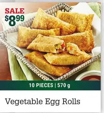 M & M Food Market Vegetable egg rolls offer