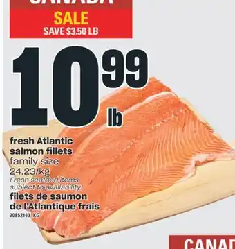Valu-mart Filets de saumon de l'atlantique frais offer